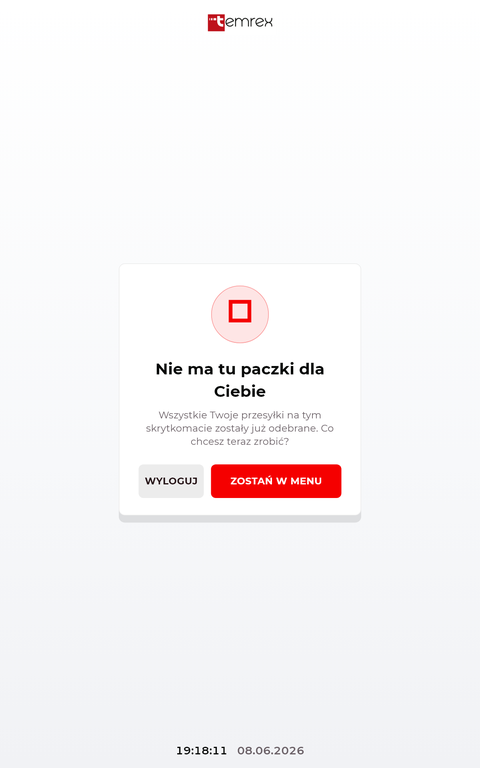 Brak paczek — nasz